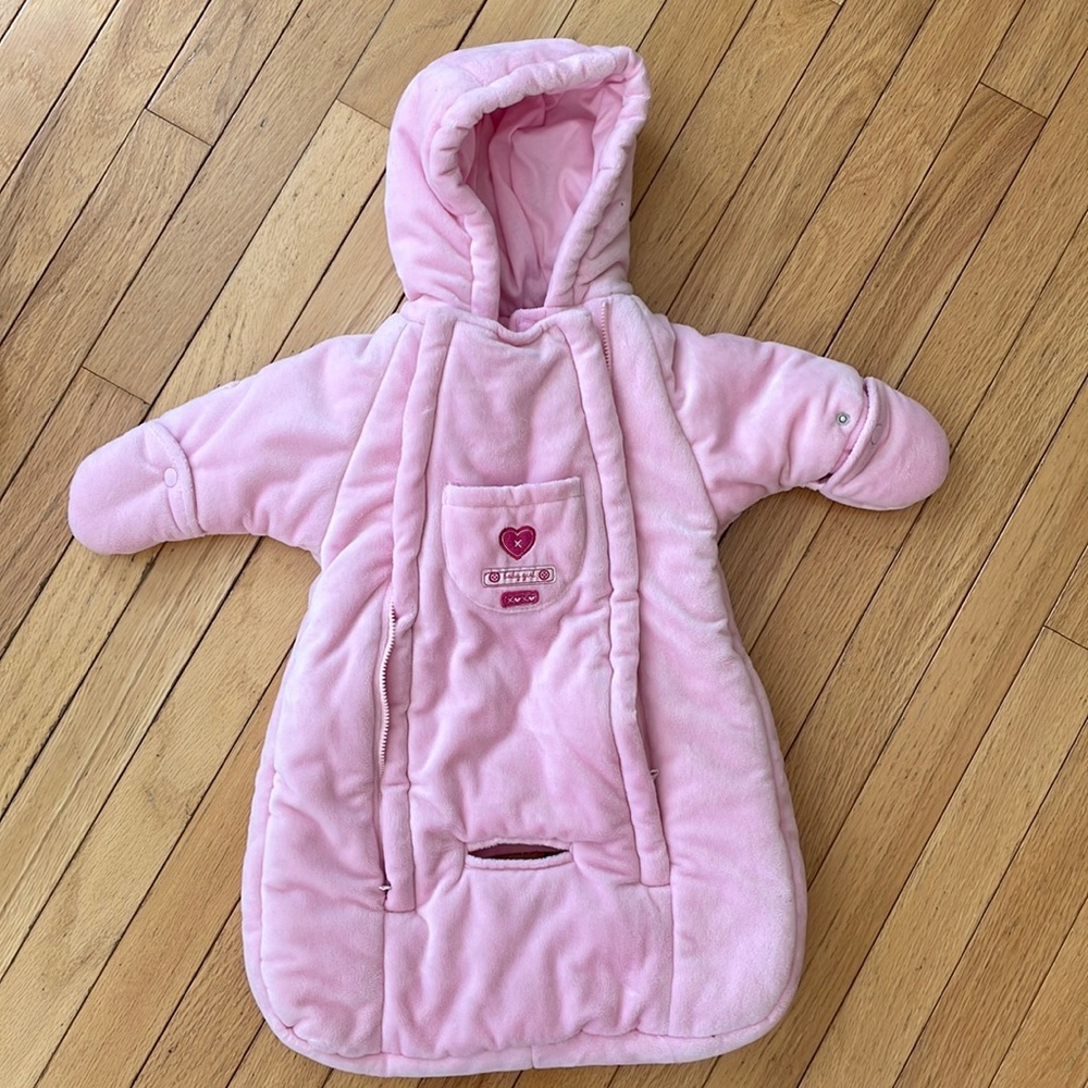 Carter’s 0 to 6 months pink snowsuit